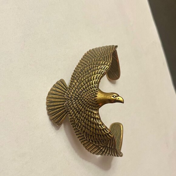 Alex and Ani Eagle Cuff Bracelet. Rare! Vintage (2006-2007?). Gold color.